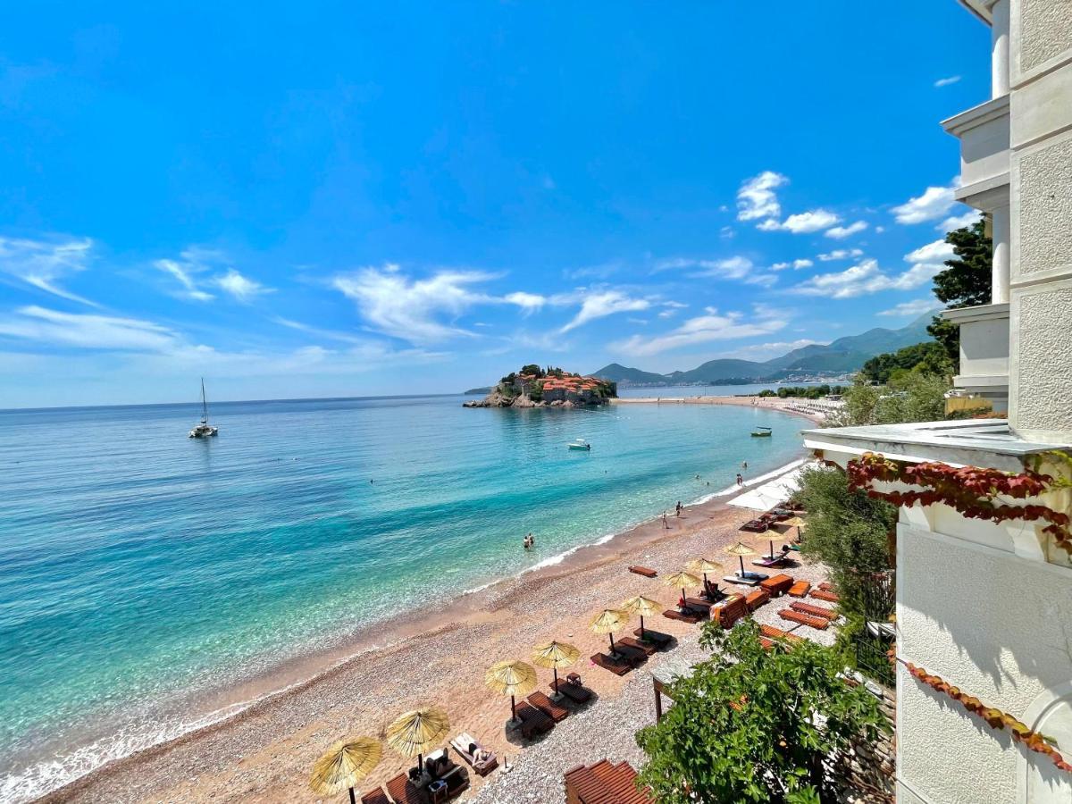 Plava Vila Beach Apartments Sveti Stefan Dış mekan fotoğraf